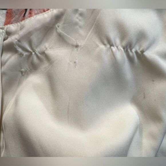 Tahari ASL Sleeveless Floral Linen Jumpsuit M/L READ SIZE DESCRIPTION - Picture 7 of 9